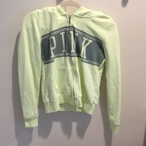 Lime/ yellow PINK by Victoria’s Secret hoodie